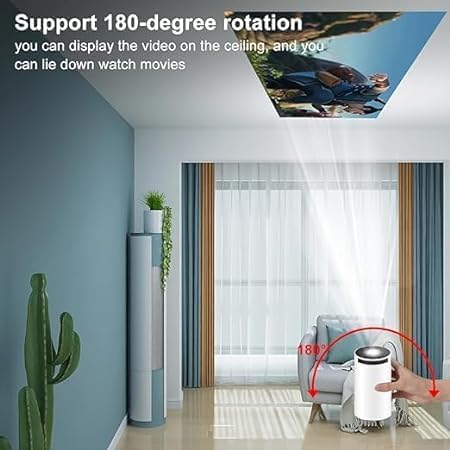 Android Mini Projector  11 WIFI6 BT5.0 1080P 1280 * 720P