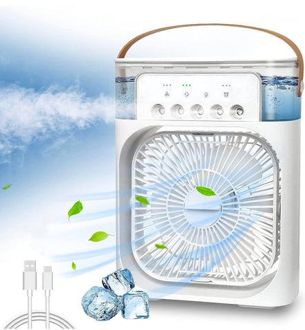 Lexiv Mist Fan With 5 Hole Spray, Efficient Cooling, Ultra-Quiet & Portable