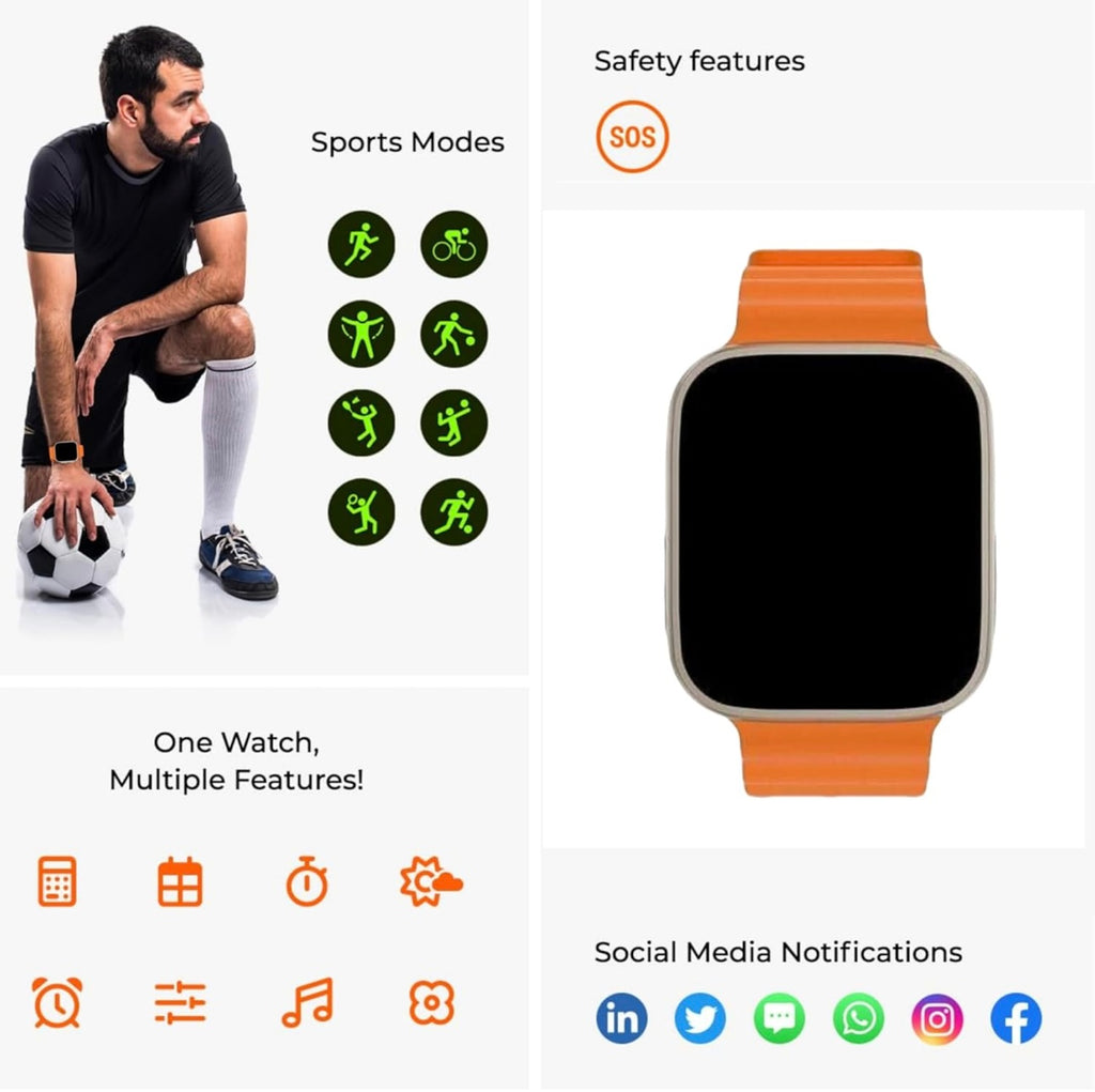 T800 Ultra Smart Watch + Free UltraPods