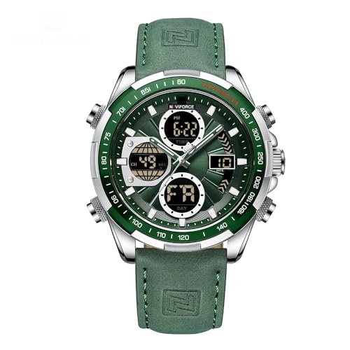 Naviforce NF9197-SGNGN Men's Military Digital Analog Quartz