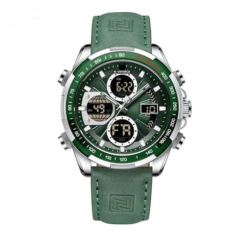 Naviforce NF9197-SGNGN Men's Military Digital Analog Quartz