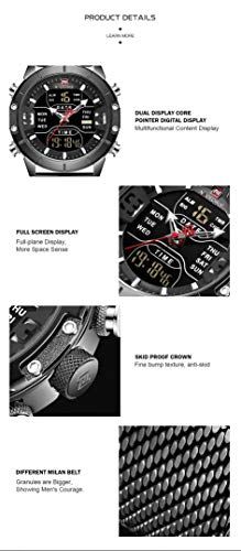 NAVIFORCE NF9153S-BB Analog-Digital Men's Watch (Black Dial)