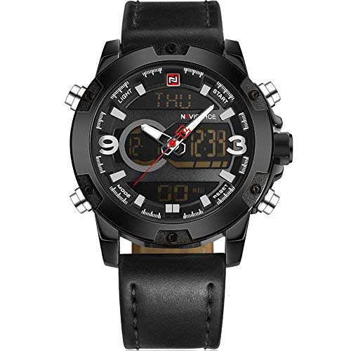 NAVIFORCE NF-9097 Analog-Digital Black Dial Men's Watch