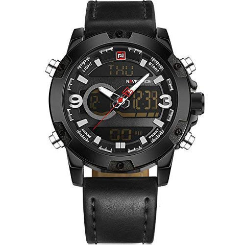 NAVIFORCE NF-9097 Analog-Digital Black Dial Men's Watch