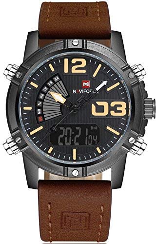 Naviforce NF9095-BYBN Analogue Digital Wrist Men's Watch