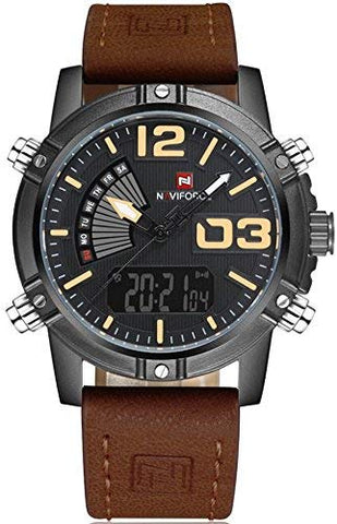 Naviforce NF9095-BYBN Analogue Digital Wrist Men's Watch