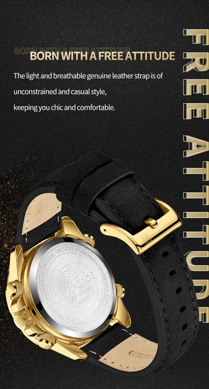 NAVIFORCE NF9197L-GBB Analog Men's Watch