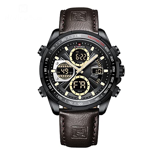 NAVIFORCE NF9197 Men's Military Digital Watches Analog Quartz