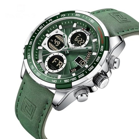 Naviforce NF9197-SGNGN Men's Military Digital Analog Quartz
