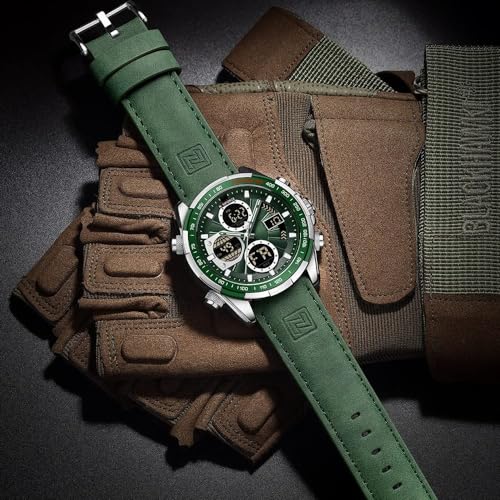 Naviforce NF9197-SGNGN Men's Military Digital Analog Quartz