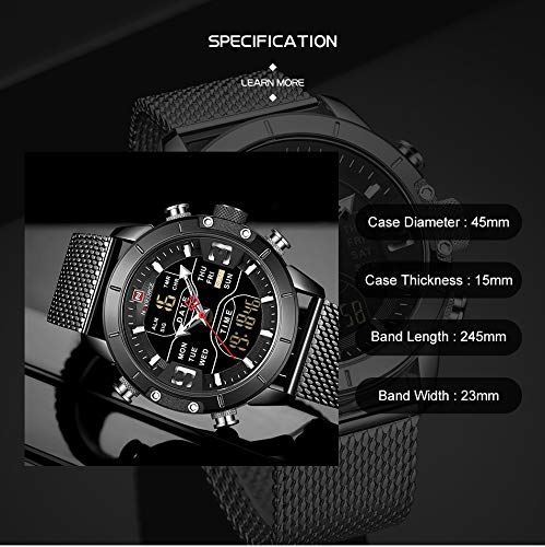 NAVIFORCE NF9153S-BB Analog-Digital Men's Watch (Black Dial)