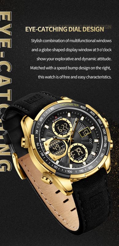 NAVIFORCE NF9197L-GBB Analog Men's Watch