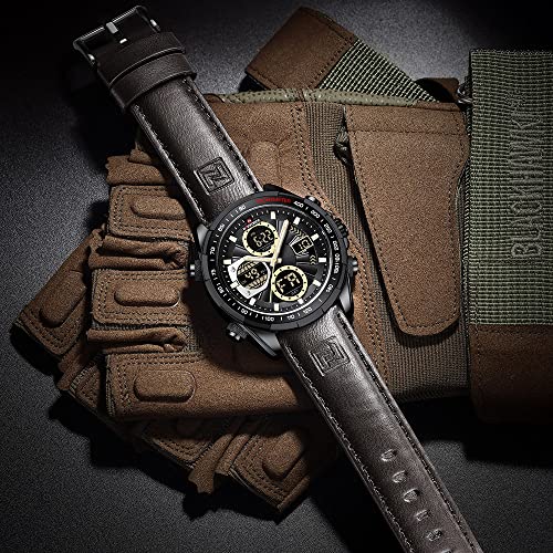 NAVIFORCE NF9197 Men's Military Digital Watches Analog Quartz